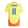 Camiseta de fútbol Colombia Juan Cuadrado 11 Primera Equipación 2024 - Hombre